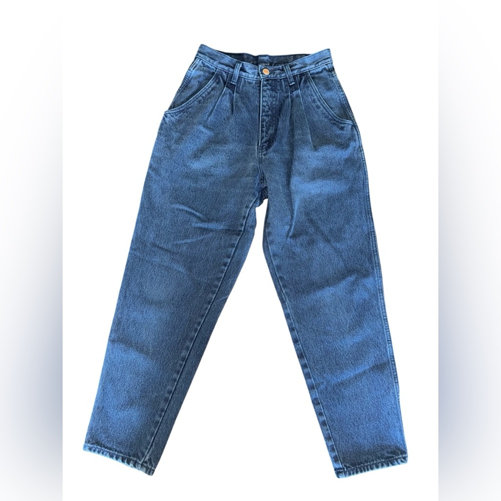 Vintage Bill Blass 1980s 100% Denim Blue Jeans - Picture 1 of 6